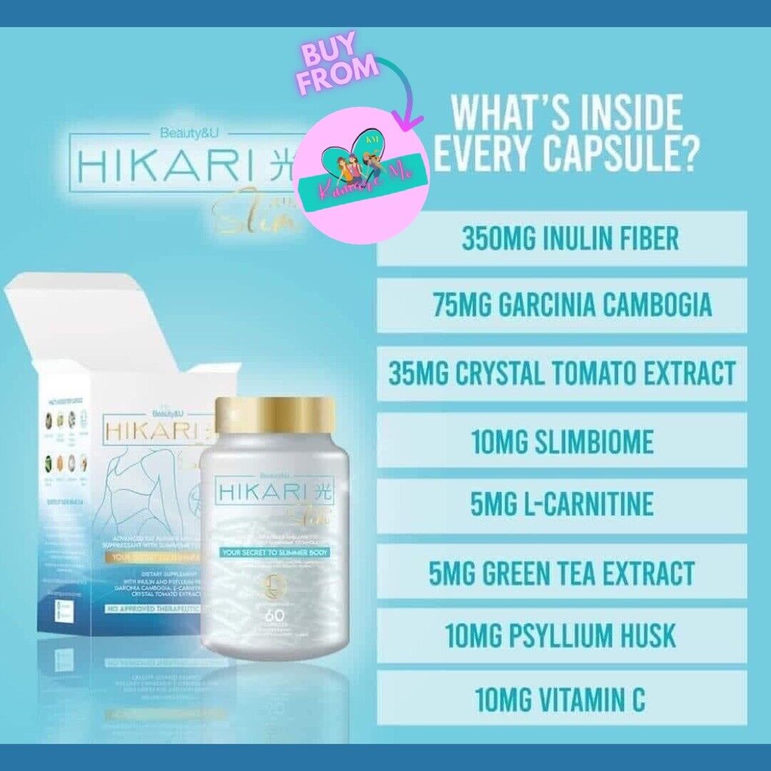 BEAUTY&U Hikari SLIM Advanced Fat Burner And Appetite Suppressant