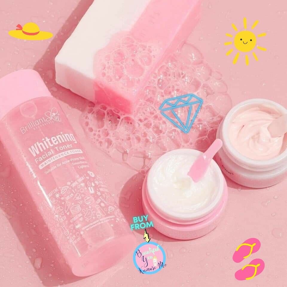 Brilliant Skin Essential Whitening Set with 120mL toner