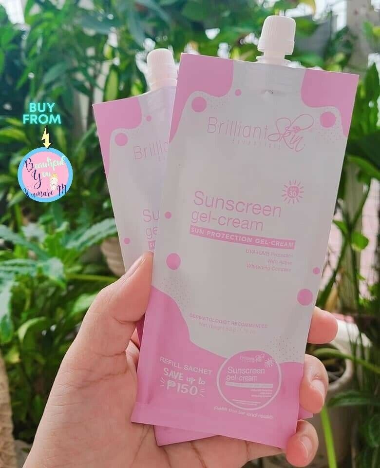 BRILLIANT SKIN PINK SUNSCREEN GEL CREAM SPF 30 (50G)
