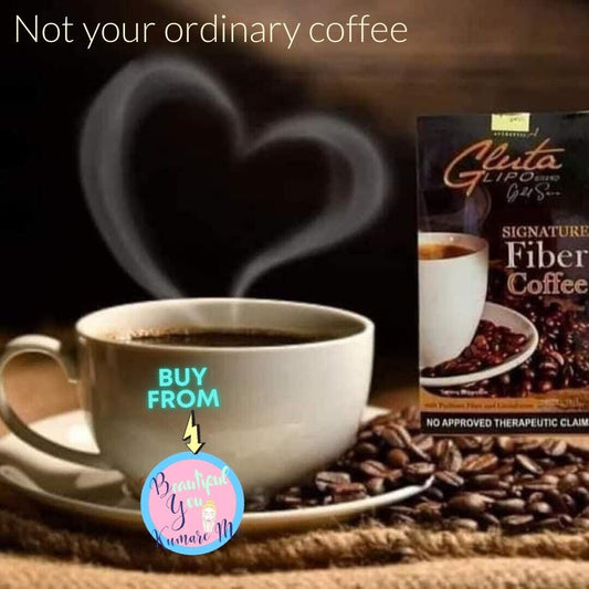 GlutaLipo 12in1 Gold Series Signature Fiber Coffee.