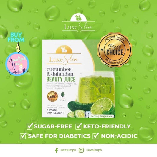 Luxe Slim Cucumber & Dalandan Beauty JUICE (10 Sachets In A Box) 21g Each