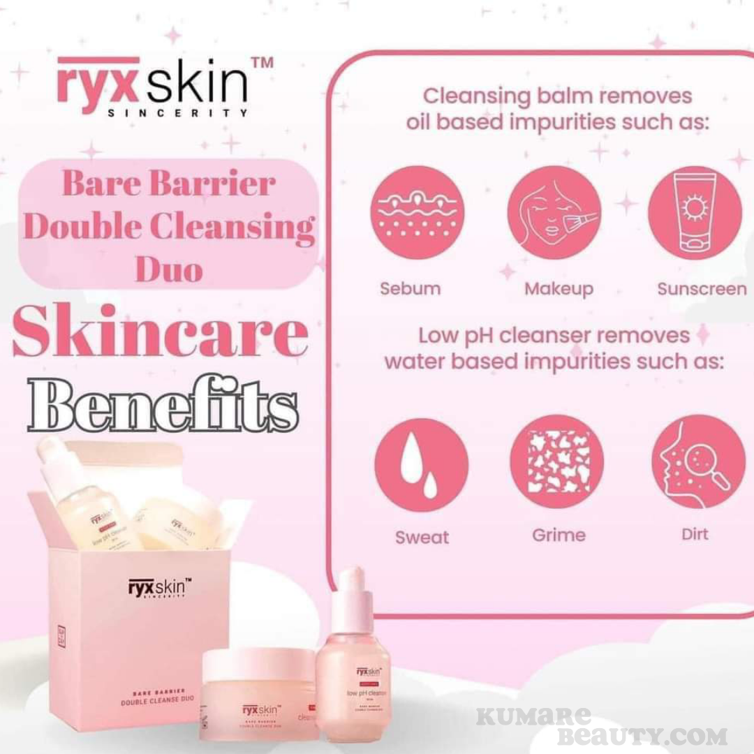 RYX Skin Bare Barrier Double Cleanse Duo