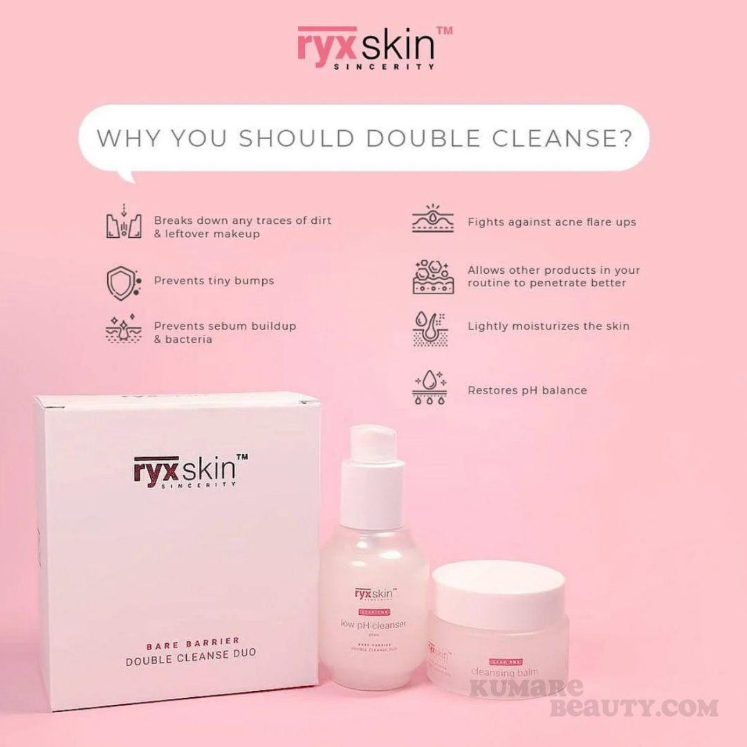 RYX Skin Bare Barrier Double Cleanse Duo