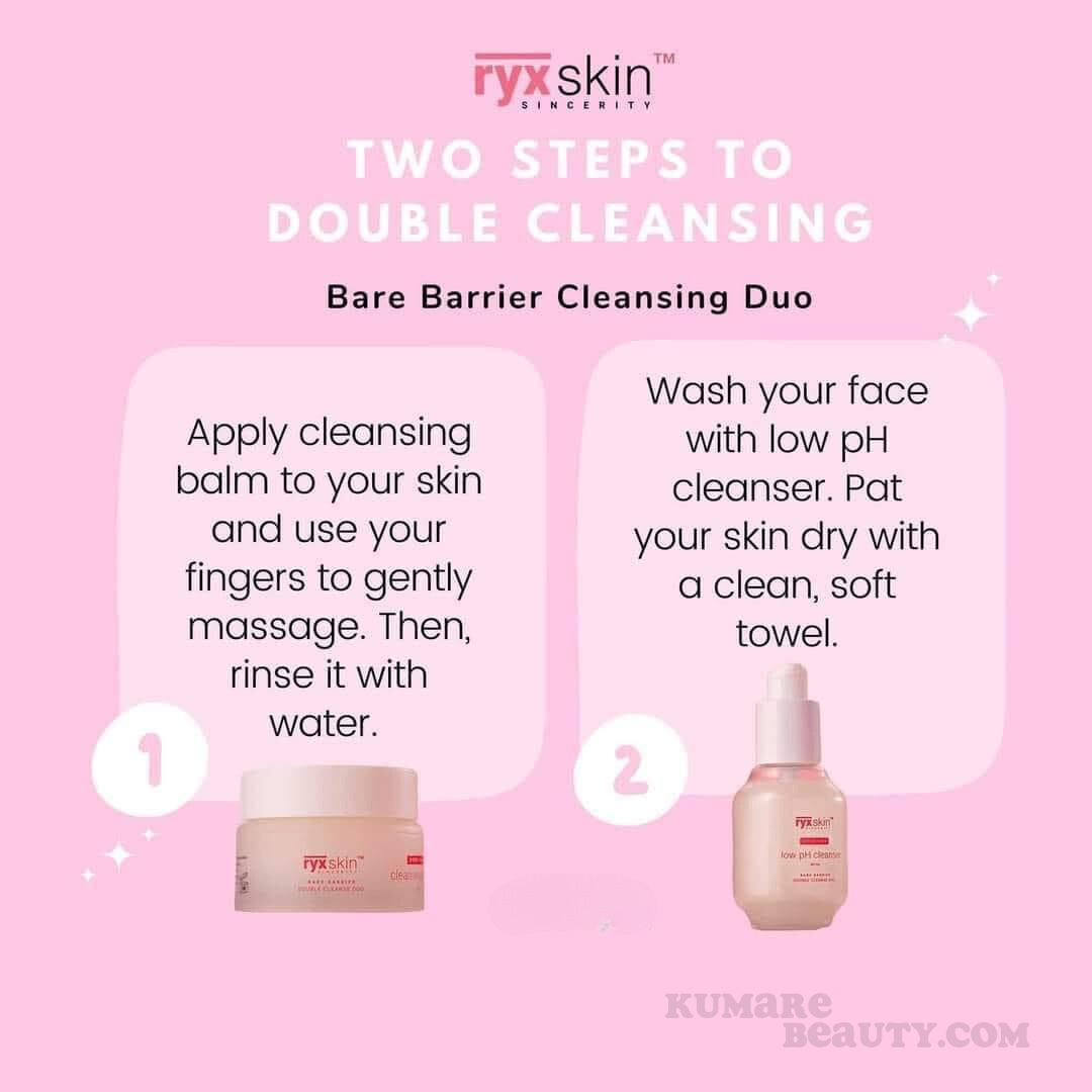 RYX Skin Bare Barrier Double Cleanse Duo