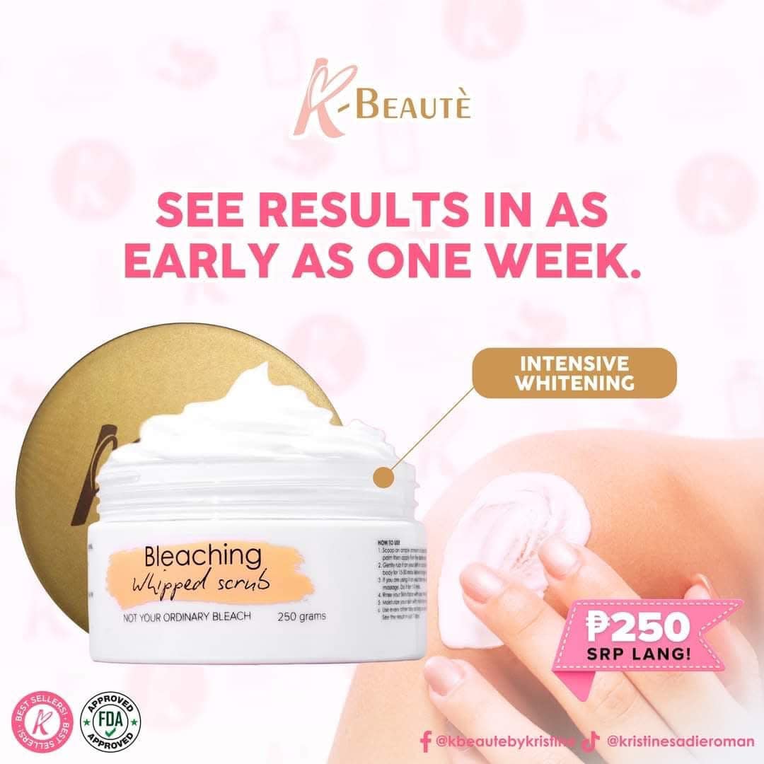 K- BEAUTE BLEACHING WHIPPED SCRUB