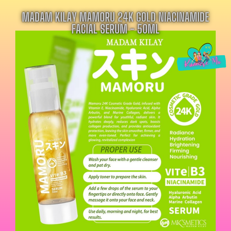 Madam Kilay Mamoru 24K Gold Niacinamide Facial Serum - 50ml