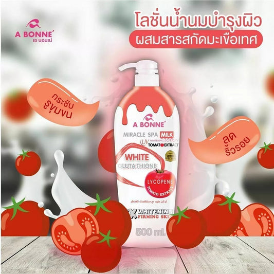Abonne Miracle Spa Milk Whitening Tomato Lotion 500mL