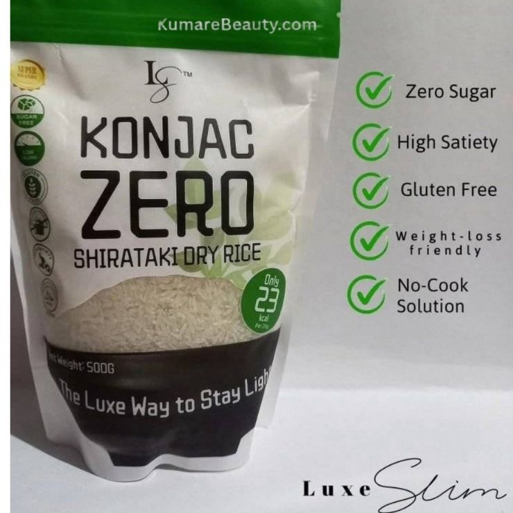 Luxe Slim Konjac Zero Shirataki Dry Rice 500g