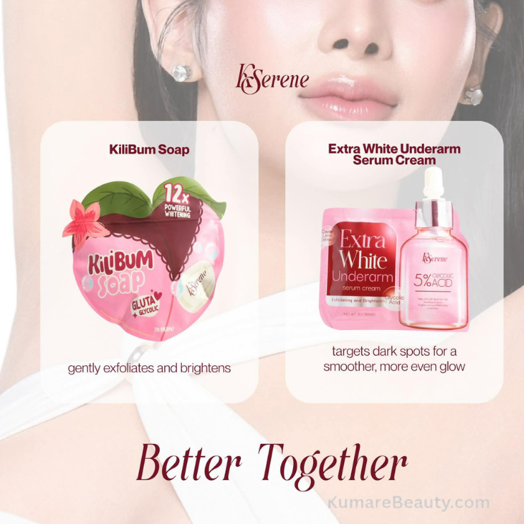 Kilibum Soap and Extra White Underarm Serum DUO