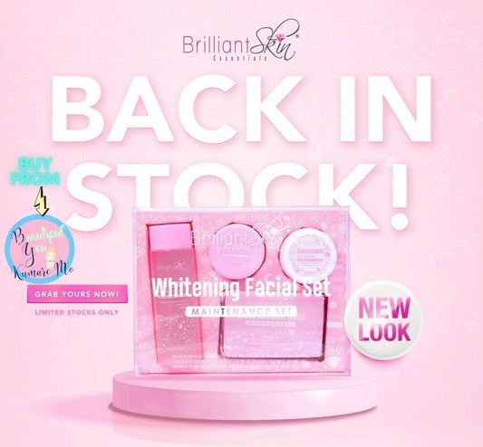 Brilliant Skin Essential Whitening Set with 120mL toner