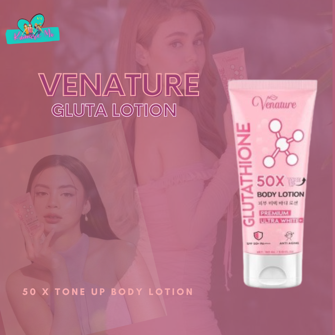Venature Glutathione 50X Tone Up Body Lotion, SPF 50++++ PA