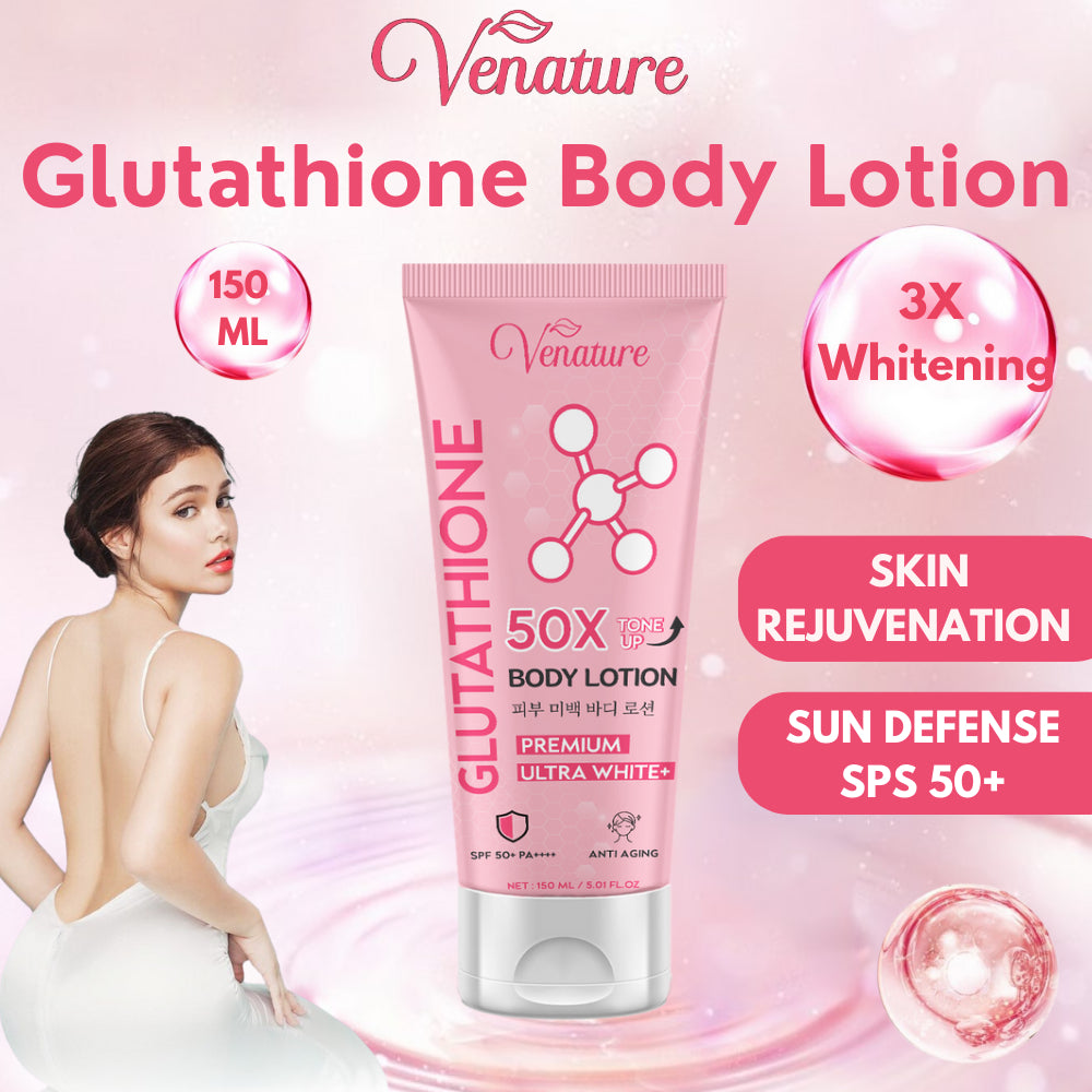 Venature Glutathione 50X Tone Up Body Lotion, SPF 50++++ PA