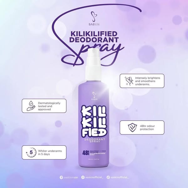 Saskin KiliKili Fied Deo Spray