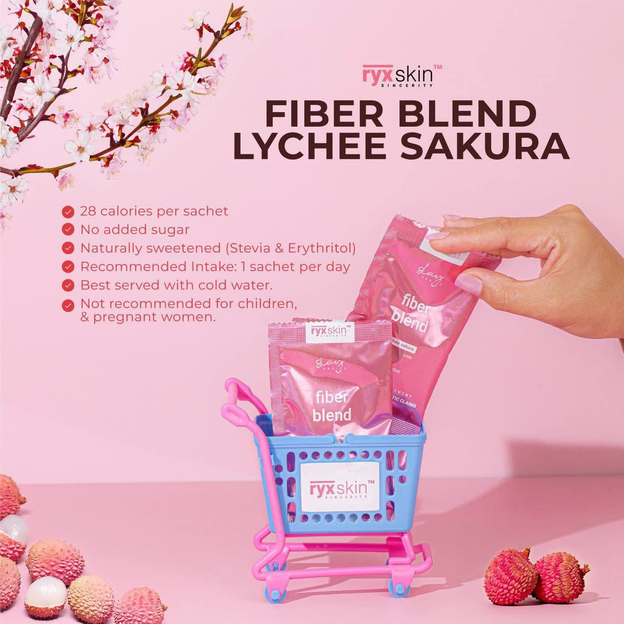 Ryx Fiber Lychee Powdered Juice Mix