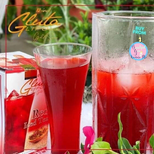 Glutalipo Gold Series RED ICED TEA, 10 Sachets (1 Box)