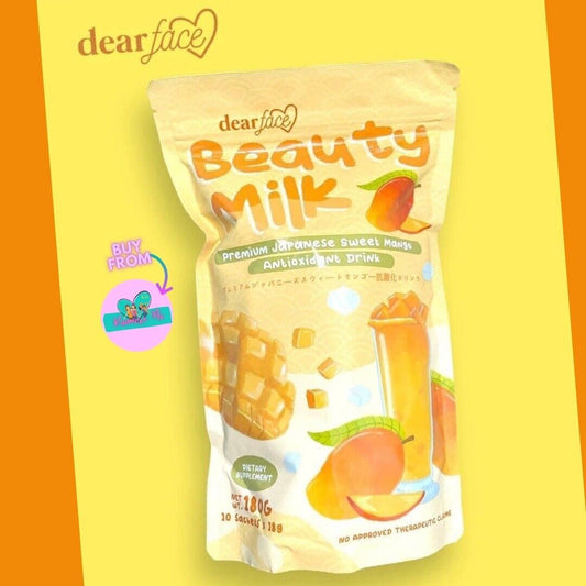 Dear Face Beauty Milk Premium Japanese Sweet Mango Antioxidant Drink