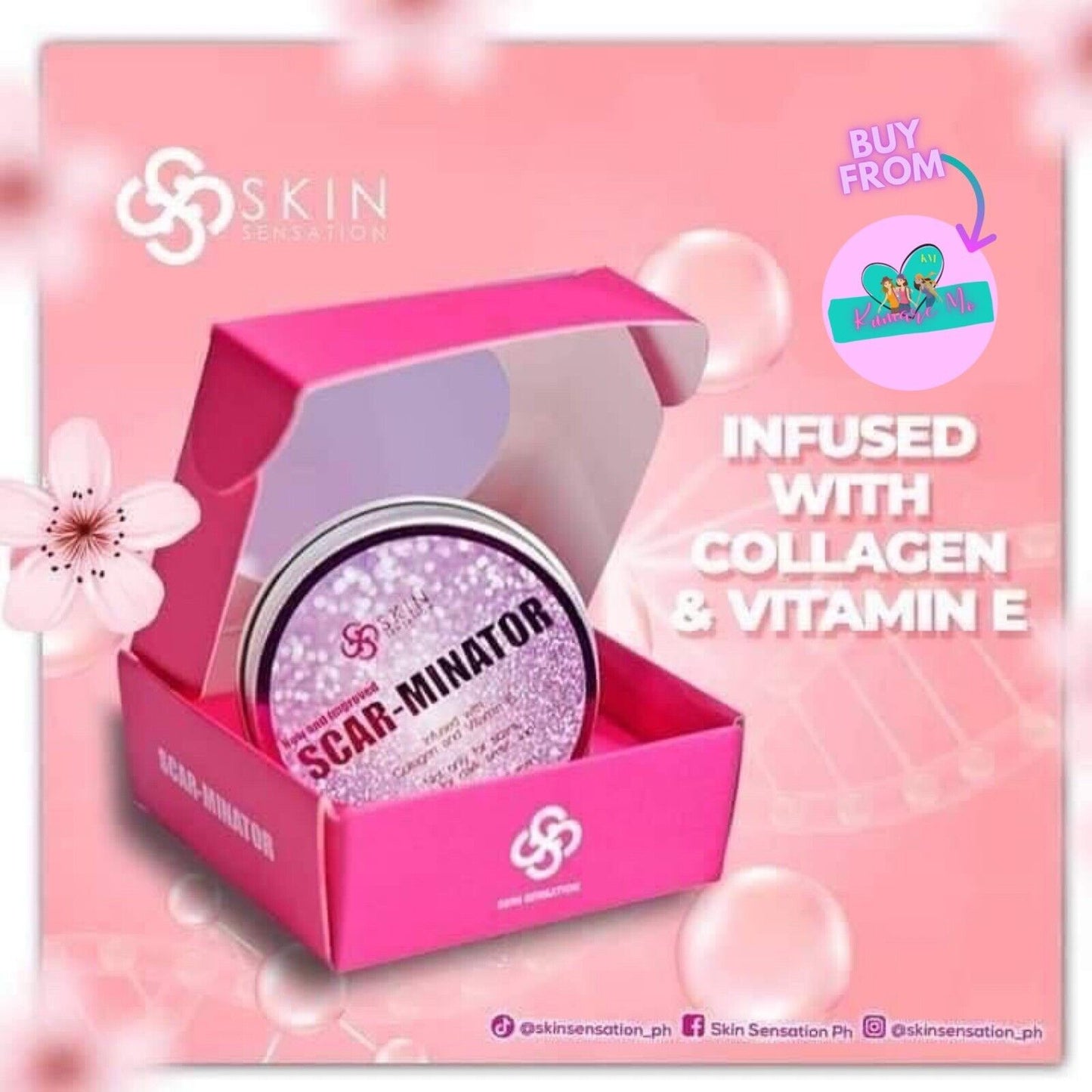 Skin Sensation Scar-Minator Infused With Collagen & Vitamin E 50mL