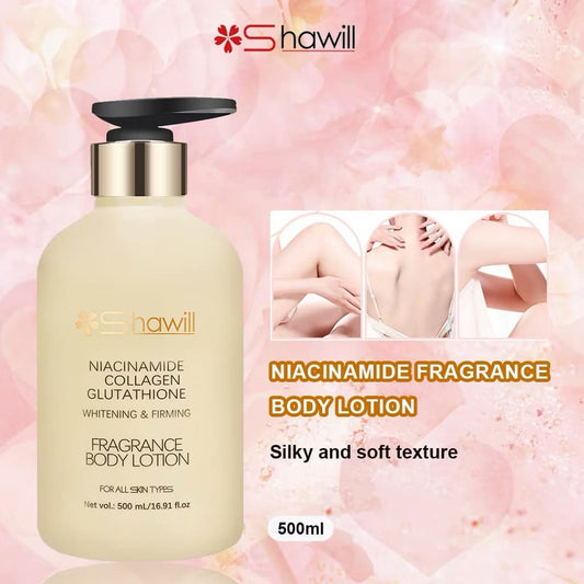 Shawill Niacinamide Collagen Glutathione Body Lotion – 500ml