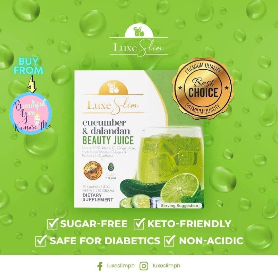 Luxe Slim Cucumber & Dalandan Beauty JUICE (10 Sachets In A Box) 21g Each