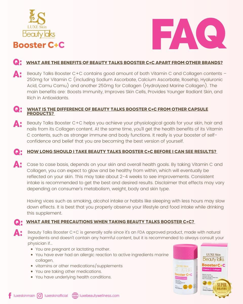Luxe Skin Beauty Talks Booster C