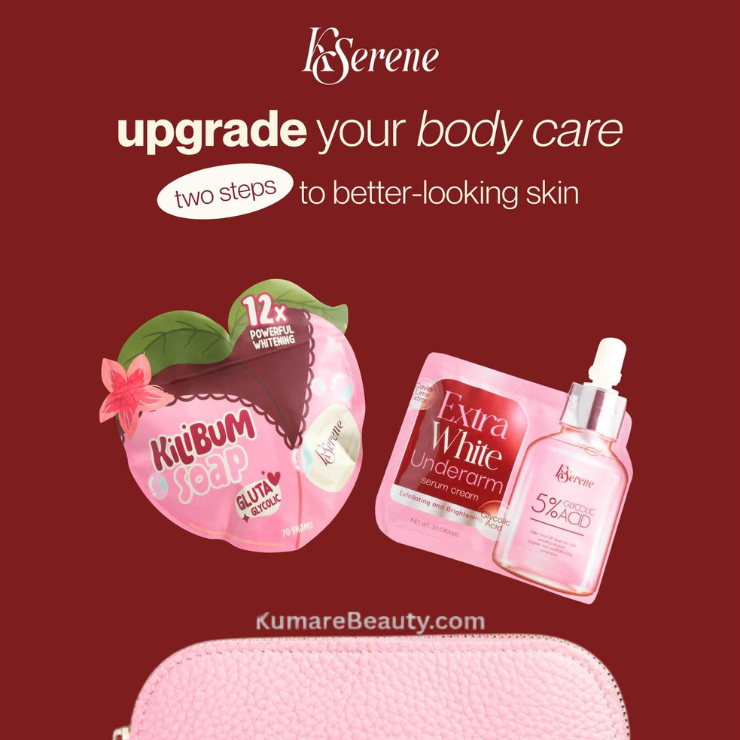 Kilibum Soap and Extra White Underarm Serum DUO