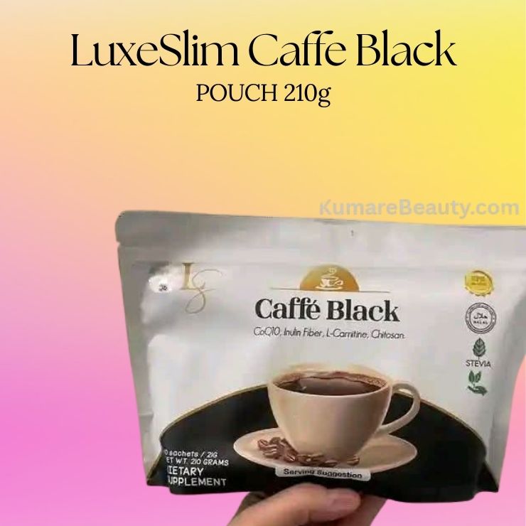 Luxe Slim Caffe Black Pouch 210g